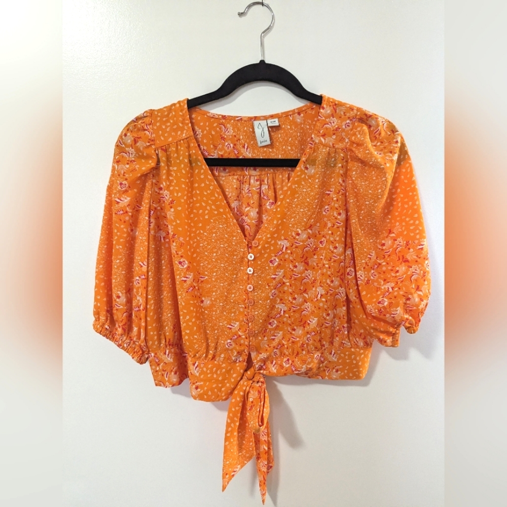 Joie Blouse Tie Front